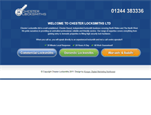 Tablet Screenshot of chesterlocksmiths.co.uk